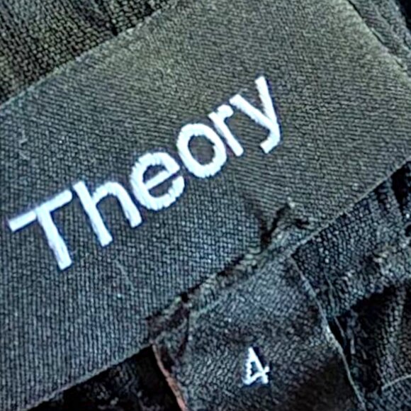 Theory Black Women's Pants - Picture 5 of 7